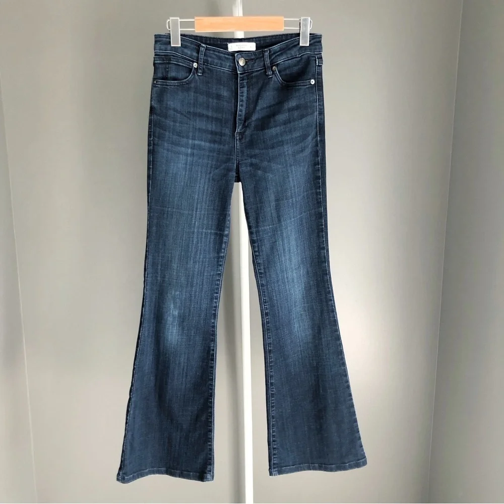 Abercrombie&Fitch Y2K Boot Cut Fit Flared Medium to High Rise Funky Denim Jeans - Picture 13 of 16
